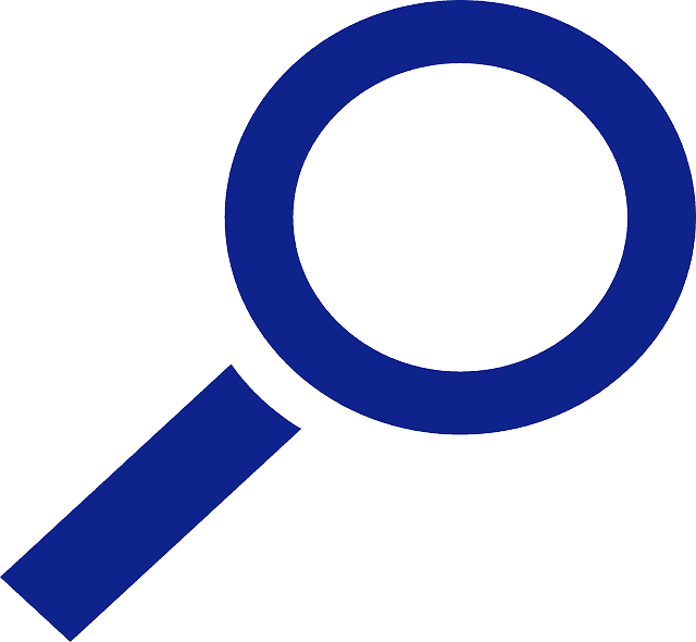 vergrootglas als beeld voor de security scan bij ticken